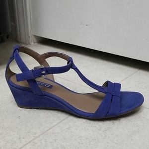 ECCO Leather sandals T-Strap